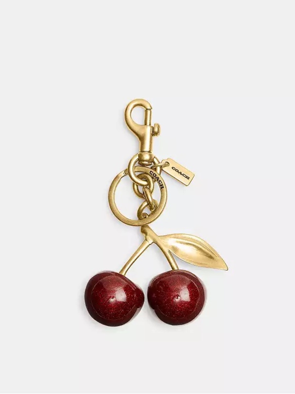 NWT Cherry Bag Charm Keychain